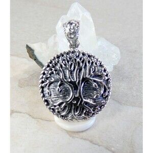 Tree of Life Pendant 925 Sterling Silver Bali Bail Magic Jewelry 3D